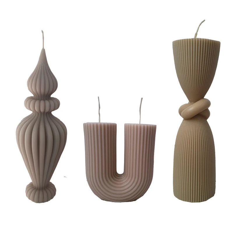 شمع دست ساز مدل UG3 مجموعه 3 عددی