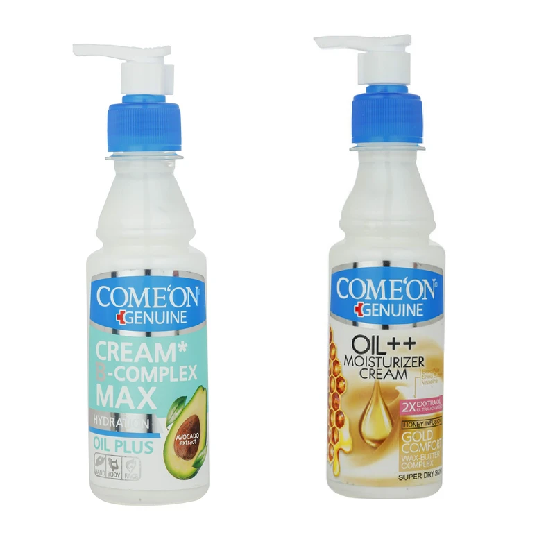 کرم مرطوب کننده کامان مدل آووکادو حجم 215 میلی لیتر به همراه کرم مرطوب کننده کامان مدل عسل حجم 200 میلی لیتر