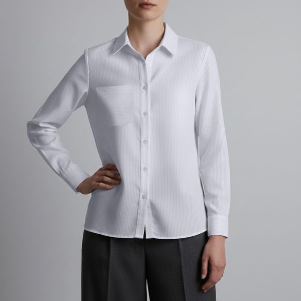 شومیز آستین بلند یقه برگردان زنانه تولیکا مدل 33098W1M