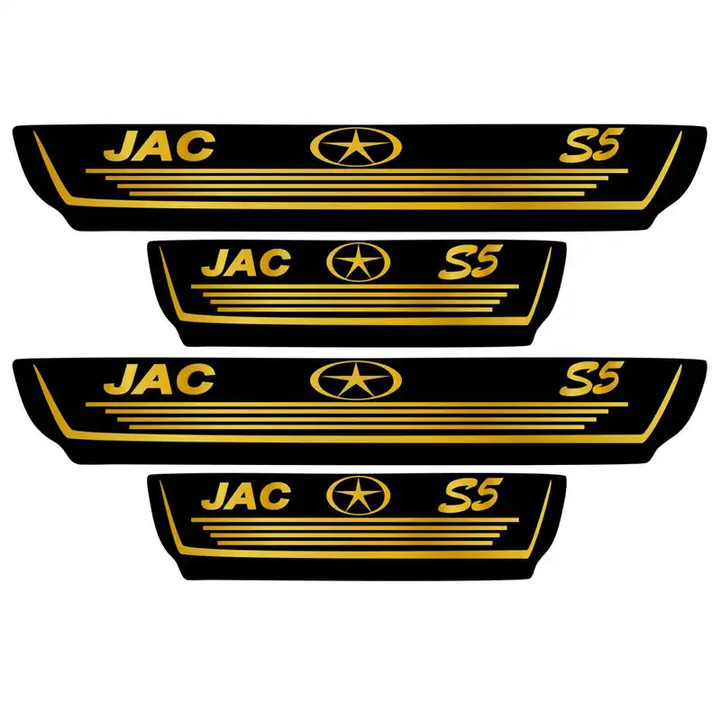 برچسب بدنه خودرو اسپرت غدیر مدل CH GO YA59 A103 مناسب برای جک اس 5 بسته 4 عددی