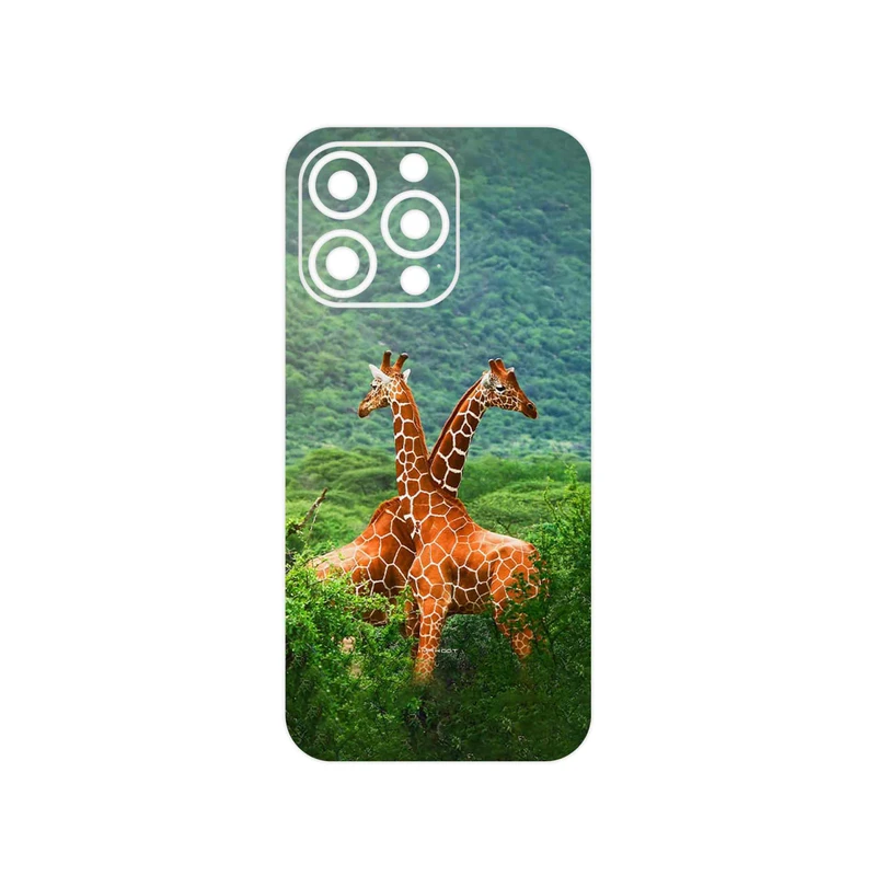 برچسب پوششی ماهوت مدل Giraffe مناسب برای گوشی موبایل اپل iPhone 13 Pro Max
