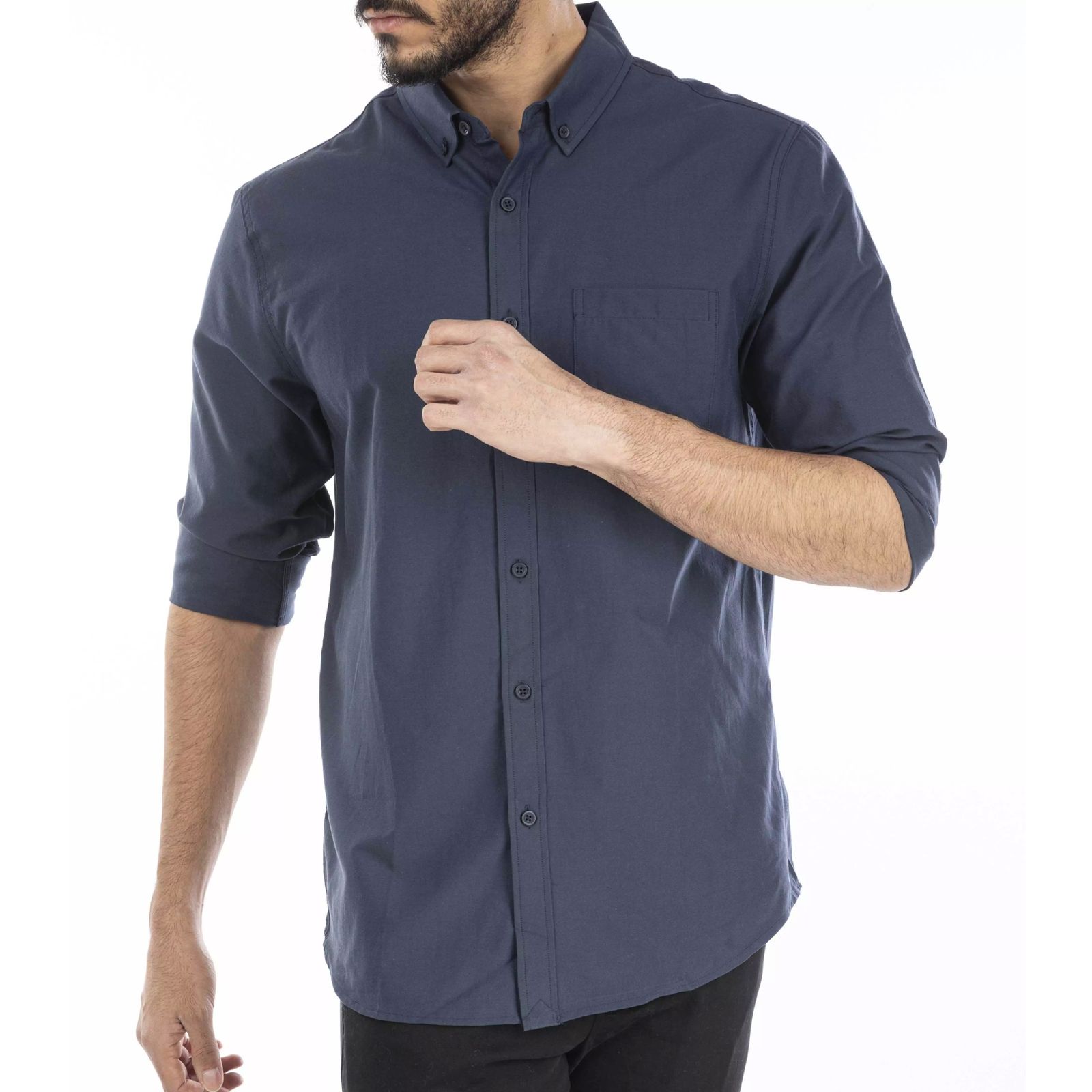 پیراهن آستین بلند مردانه جوتی جینز مدل بیسیک کد 3030149 -  - 18