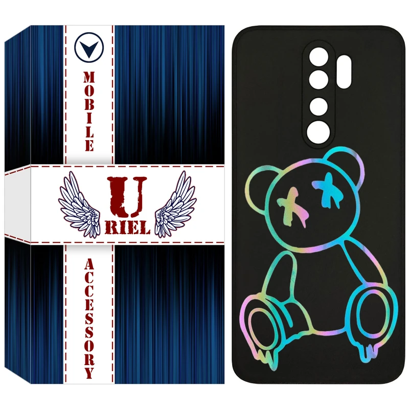 کاور یوریل مدل KSH کد 44 طرح خرس رنگی مناسب برای گوشی موبایل شیائومی Redmi Note 8 Pro