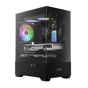 کیس کامپیوتر گیم دیاس مدل AURA GC9M BK