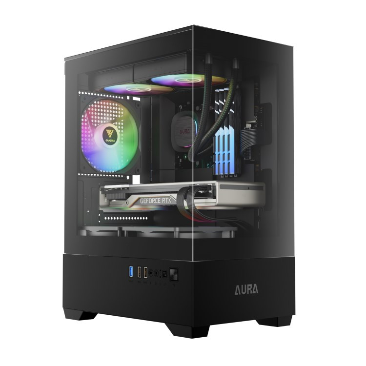 کیس کامپیوتر گیمینگ گیم دیاس مدل AURA GC9M BK