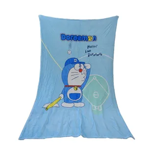 پتو طرح دورایمون سایز 220x160 سانتی متر