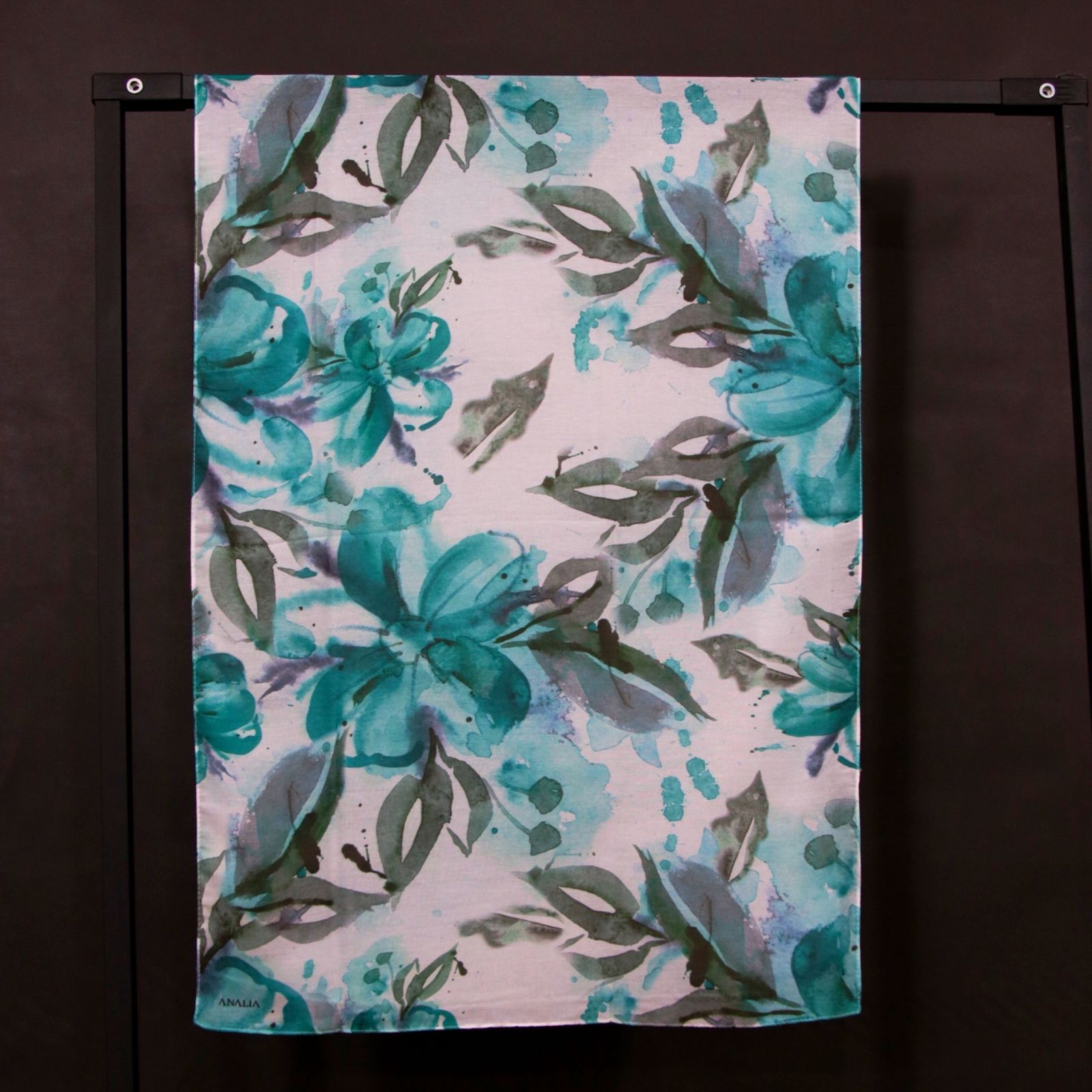 شال زنانه مدل نخی مزونی طرح بهار کد 2355 - - 25