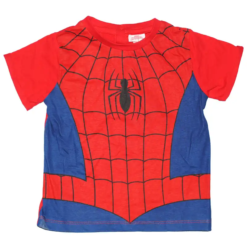 ست تی شرت و شلوارک نوزادی او وی اس مدل اسپایدرمن