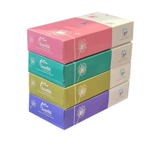 دستمال کاغذی 100 برگ دو لایه لارنلند مدل لاریس بسته 4 عددی