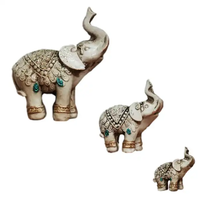 مجسمه طرح فیل مدل 2302 مجموعه سه عددی