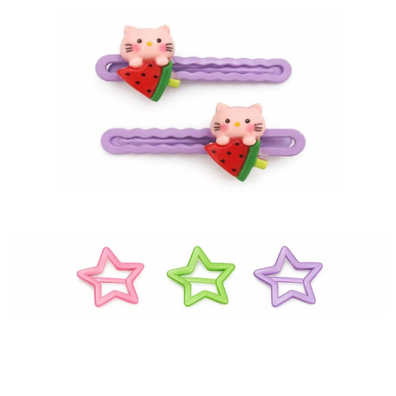 گیره مو دخترانه مدل mln مجموعه 5 عددی