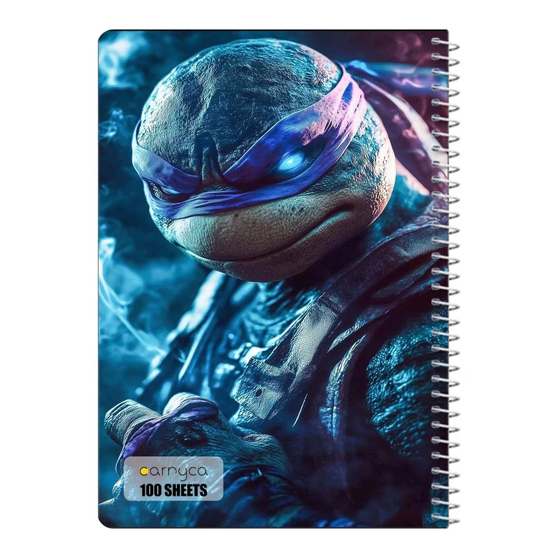 دفتر مشق 100 برگ سیمی کارنیکا طرح لاک پشت های نینجا Teenage Mutant Ninja Turtles کد 17437