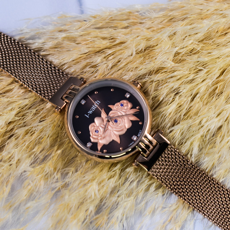 ساعت مچی عقربهای کوارتز زنانه آی واتچ مدل 190245L