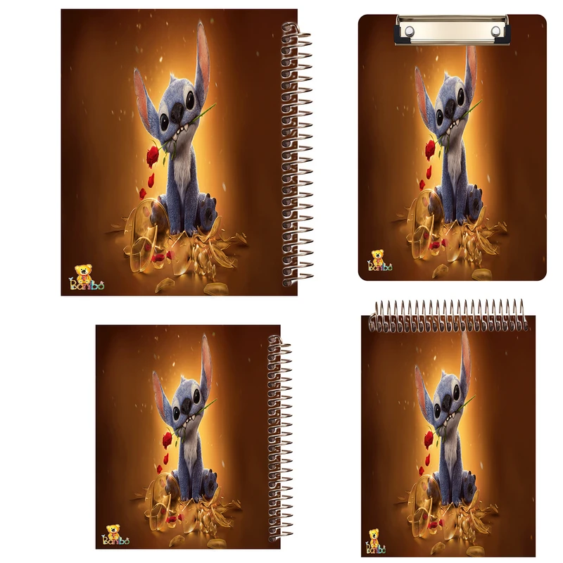 دفتر 100 برگ بانیبو مدل استیج کد 2711 به همراه تخته شاسی بسته 4 عددی