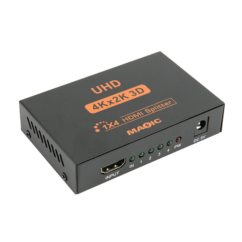 اسپلیتر 1 به 4 HDMI مدل UHD-HTS 4K
