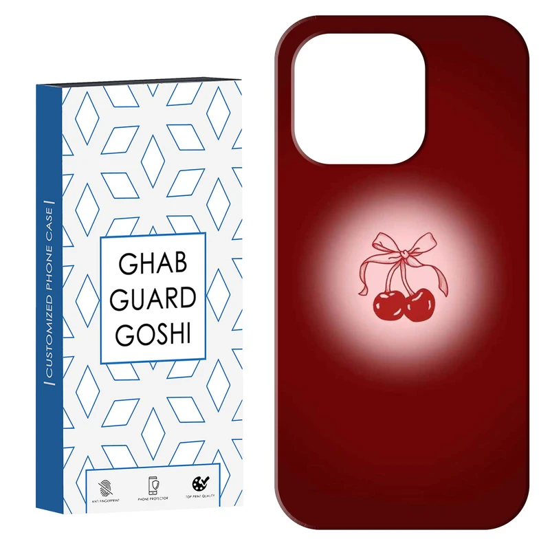 کاور قاب گارد گوشی طرح گیلاسی کد Dimo-857 مناسب برای گوشی موبایل اپل IPHONE 15 PRO MAX   