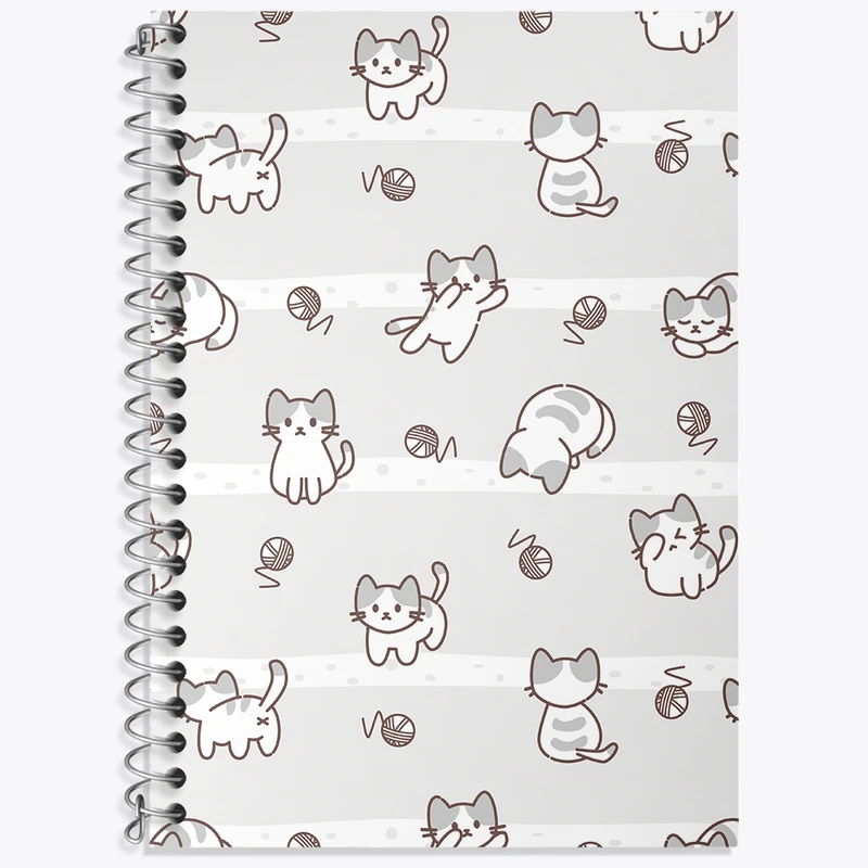 دفتر لغت 50 برگ خندالو طرح گربه بامزه کد N407