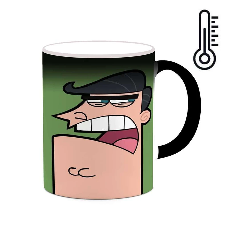 ماگ حرارتی کاکتی مدل کارتون The Fairly OddParents کد mgh23410