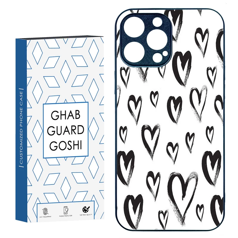 کاور قاب گارد گوشی طرح قلب کد TPU-278 مناسب برای گوشی موبایل اپل IPHONE 15 PRO MAX
