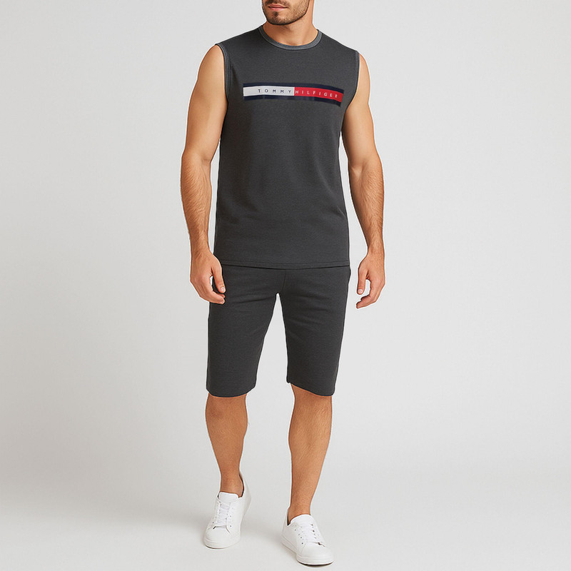 ست تاپ و شلوارک مردانه کد R-40982