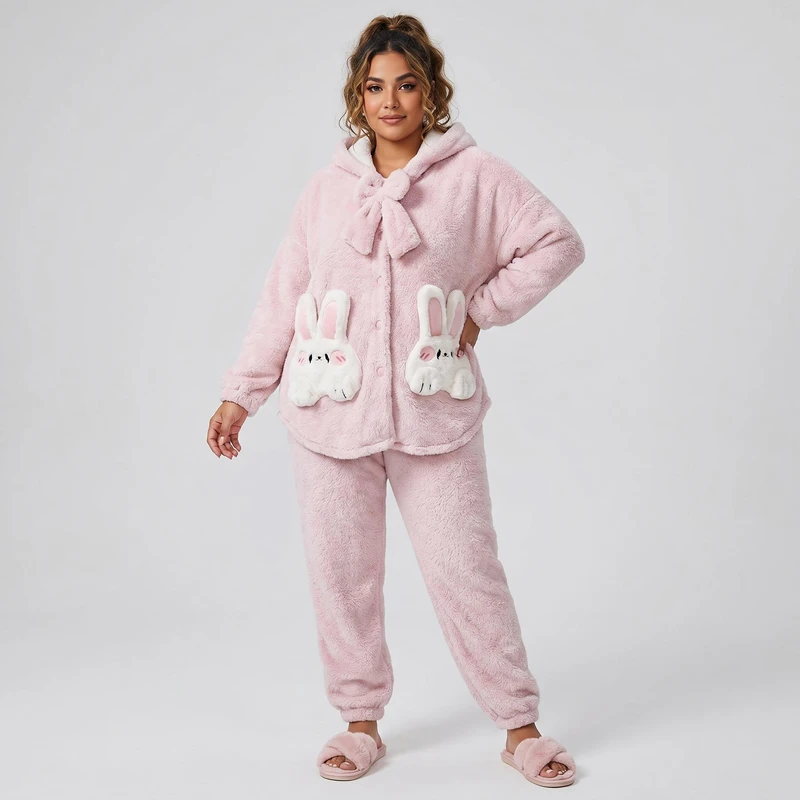 ست سویشرت و شلوار زنانه مدل British Bunny