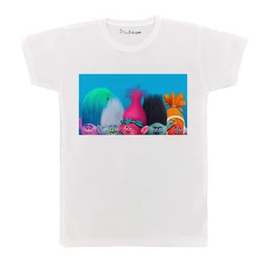 تی شرت بچگانه پرمانه طرح ترول ها کد pmt.4311