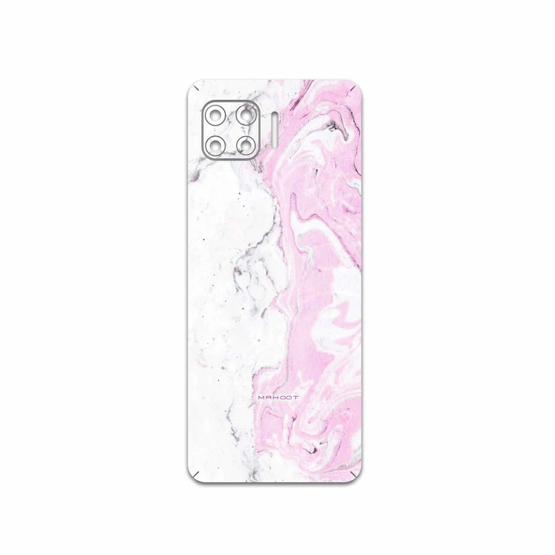 برچسب پوششی ماهوت مدل Blanco-Pink-Marble مناسب برای گوشی موبایل موتورولا Moto G 5G Plus
