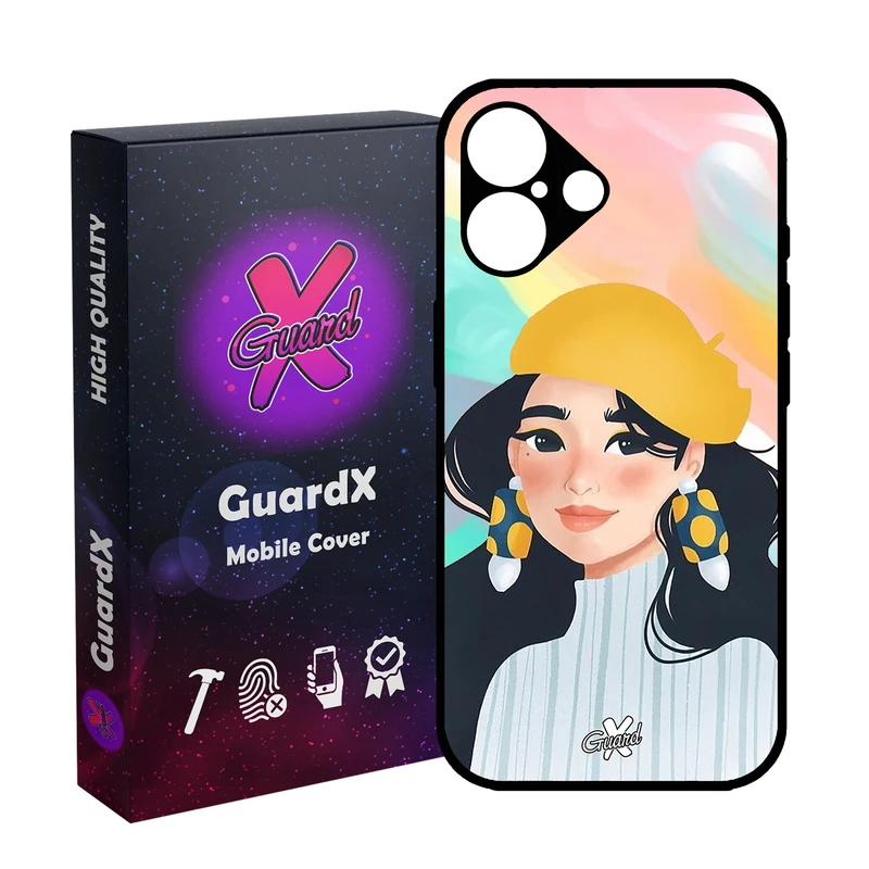 کاور گارد ایکس طرح دختر مدل 10261 مناسب برای گوشی موبایل اپل iPhone 16