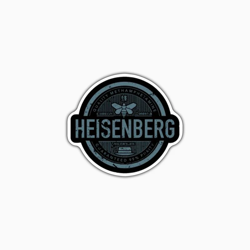 استیکر لپ تاپ و موبایل بووم طرح Fan Art Heisenberg مدل 99% Purity کد VR34