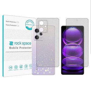 Matte Rockspace HyMTT screen protector suitable for the Xiaomi Redmi Note 12 Discovery Edition mobile phone along with the back of the phone