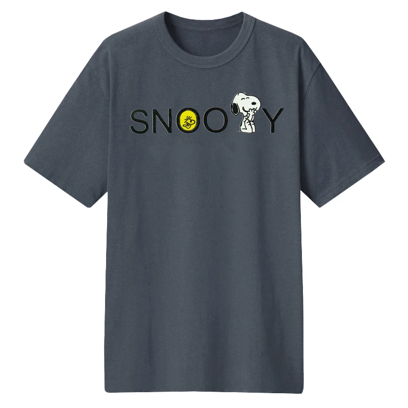 تی‌شرت لانگ آستین کوتاه زنانه مدل اسنوپی کد A1084-D