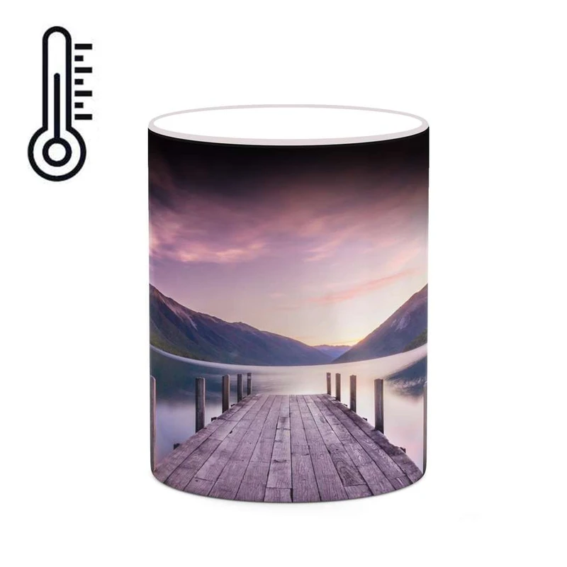 ماگ حرارتی کاکتی مدل منظره کد mgh18323