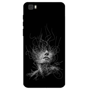 Megafone Face Sketch 7423 Cover For Huawei P8 Lite