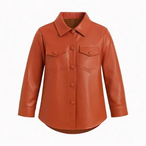 کت چرم دخترانه مدل AZ-0061