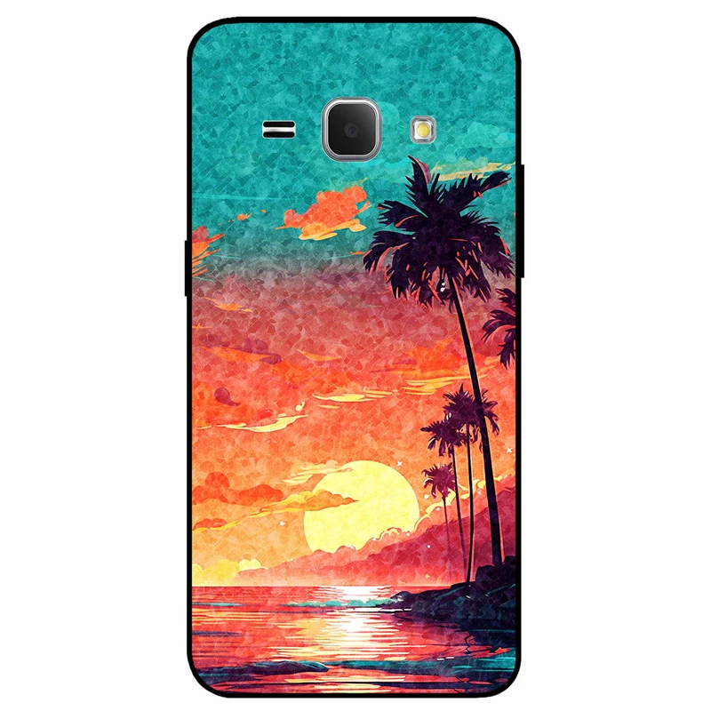 کاور مگافون طرح تابستان مدل 8000 مناسب برای گوشی موبایل سامسونگ Galaxy J120 / J1 2016	          