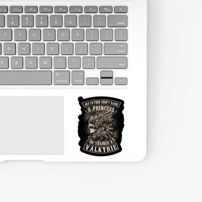 استیکر لپ تاپ و موبایل بووم طرح Valkyre مدل Shield Maiden کد LB28
