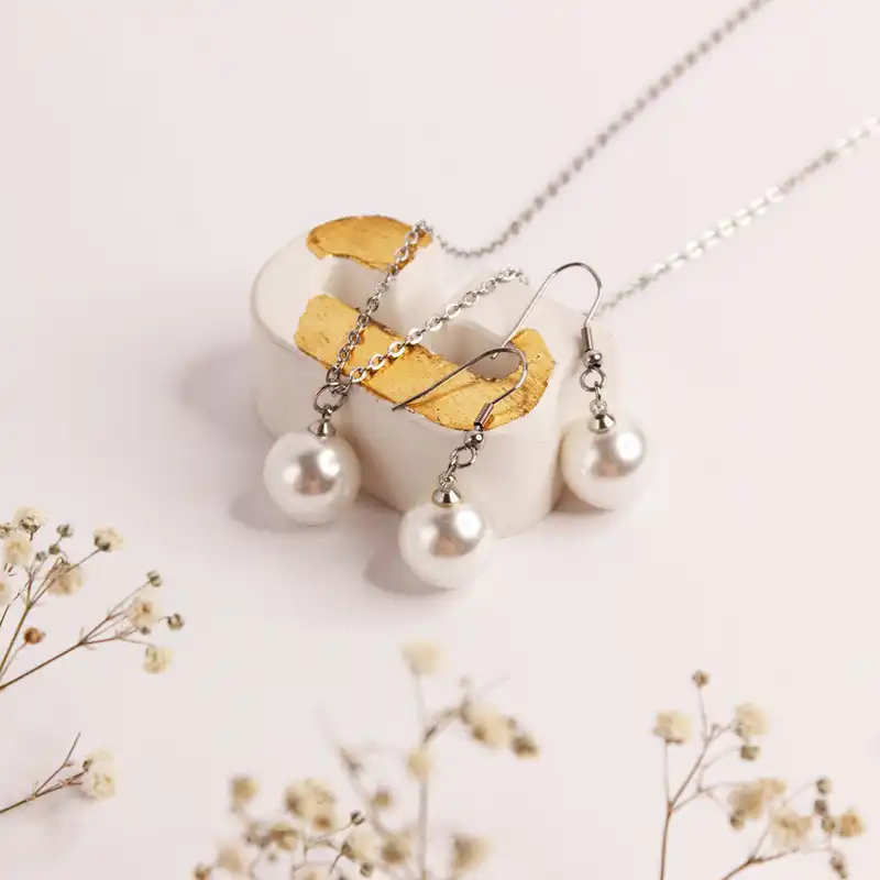 نیم ست زنانه گلسو مدل مروارید