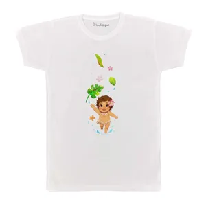 تی شرت بچگانه پرمانه طرح موانا کد pmt.1927