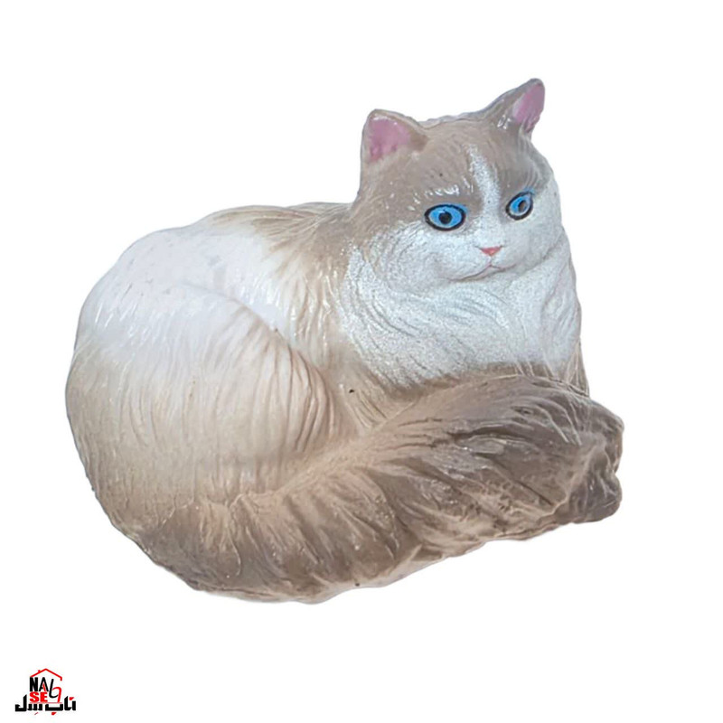 فیگور ناب سل مدل گربه رگدال کد RAGDOLL NAAB022 ارتفاع 3 سانتی متر