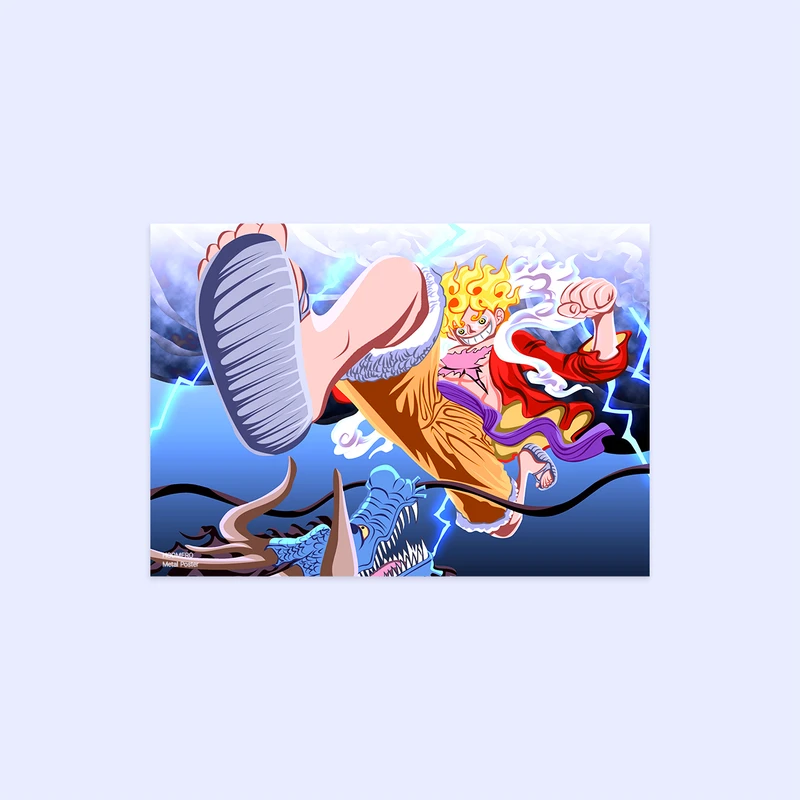 پوستر هومرو مدل فلزی طرح انیمه وان پیس کد PS1346