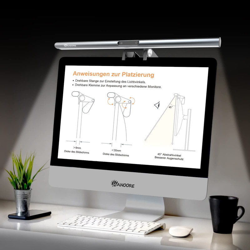 وب کم مدل  1080P monitor light bar 40cm Touch
