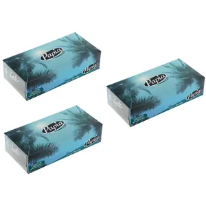 دستمال کاغذی 100 برگ پاپیا مدل ساحل مجموعه 3 عددی