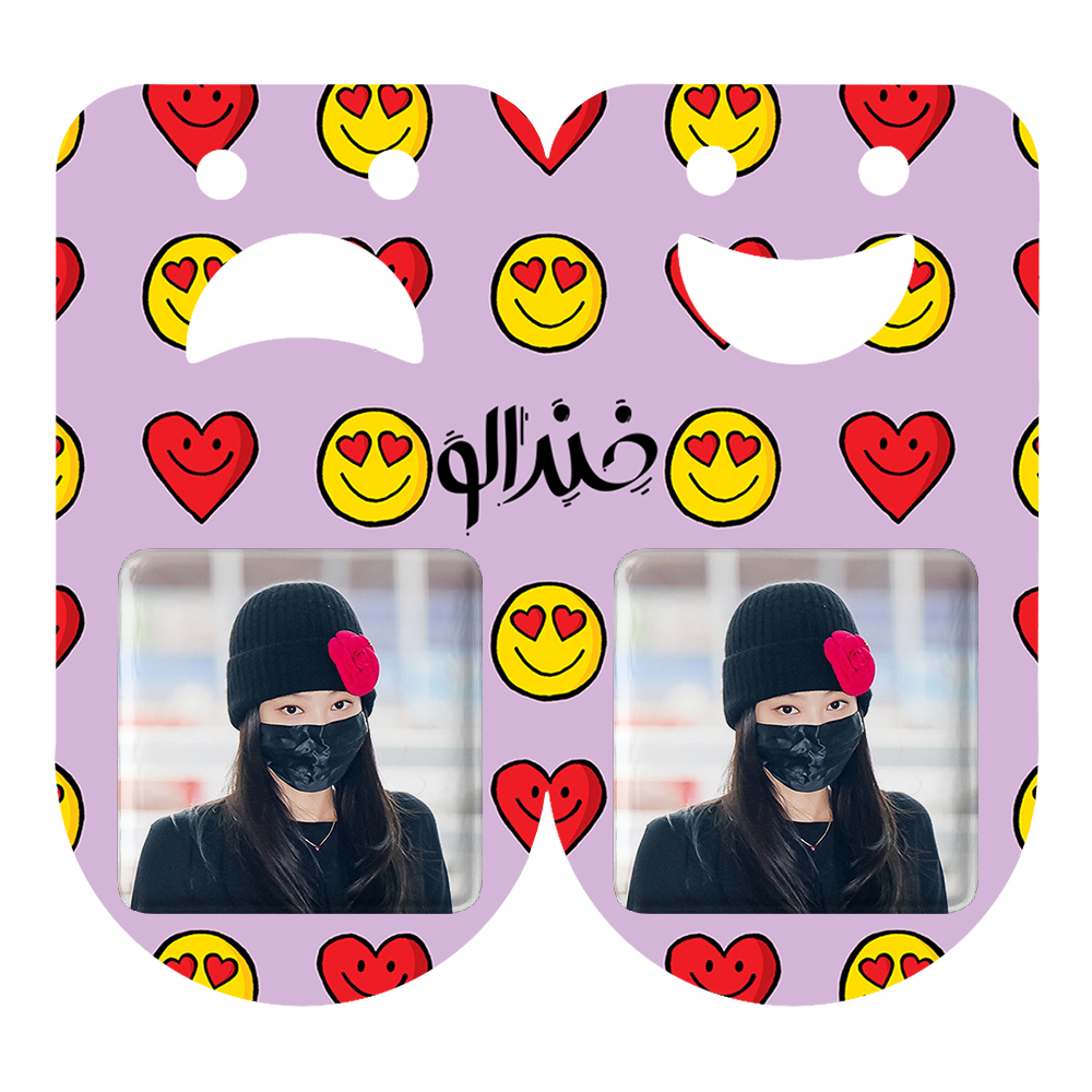 پیکسل خندالو مدل جنی بلک پینک کد 14039 به همراه مگنت