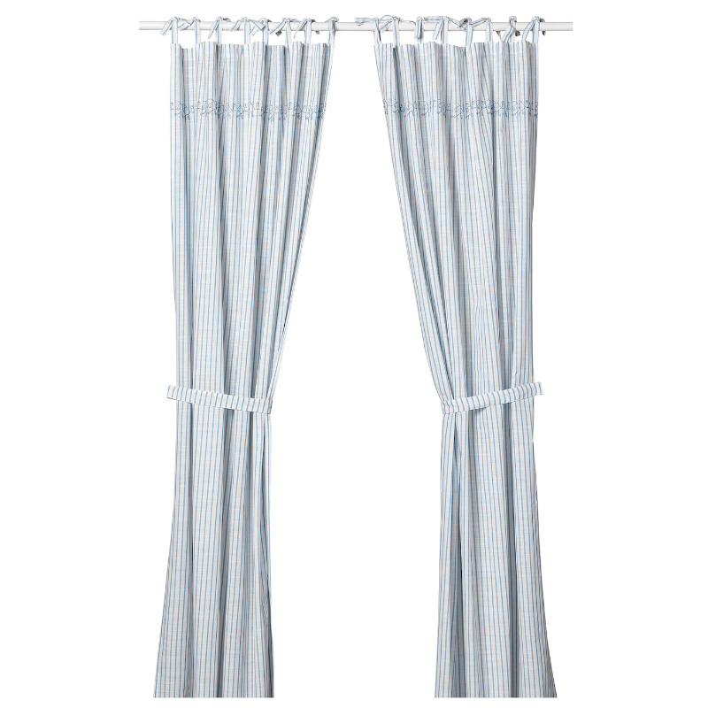 پرده ایکیا مدل GULSPARV سایز 120×300 سانتی متر