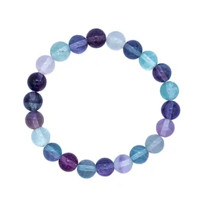 دستبند سنگی زنانه مانا جم مدل سنگ فلوریت