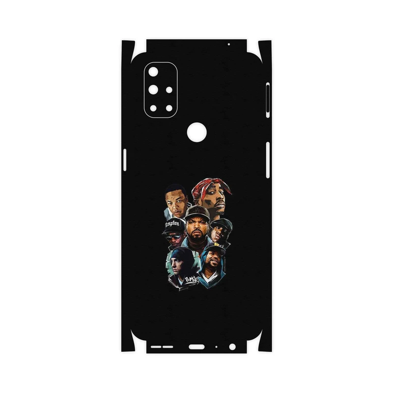 برچسب پوششی ماهوت مدل Great Rappers Digital Art-FullSkin مناسب برای گوشی موبایل وان پلاس Nord N10 5G