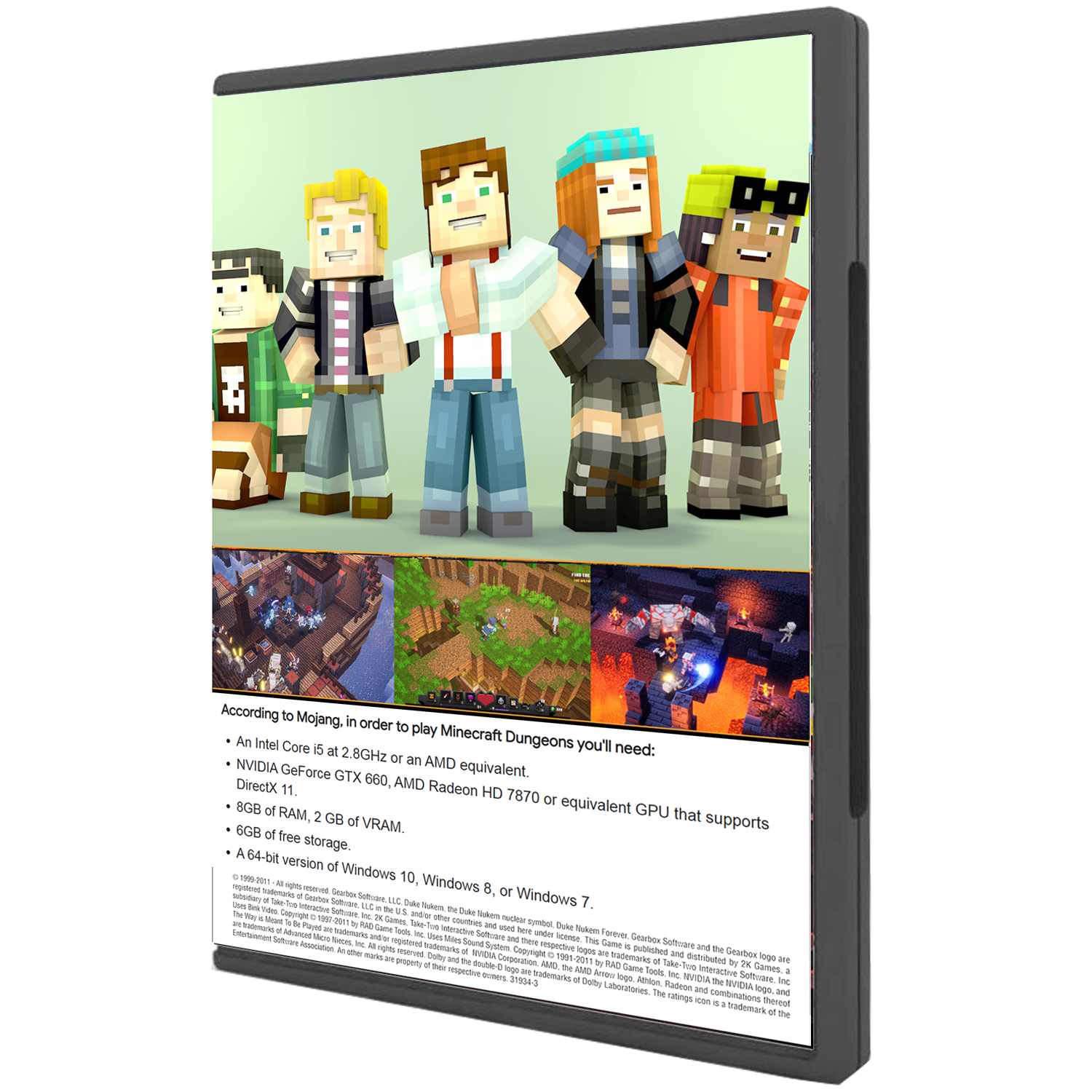 بازی Minecraft Dungeons مخصوص PC