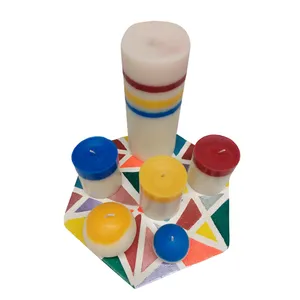 شمع دست ساز مدل elpado sport مجموعه هفت عددی