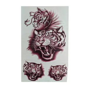 تتو موقت طرح ببر و گل