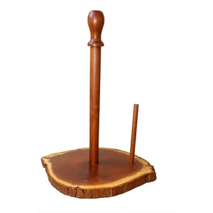 پایه رول دستمال طرح طبیعت مدل کنده درخت